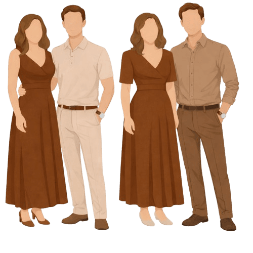 Principal sponsor attire — follow the color palette